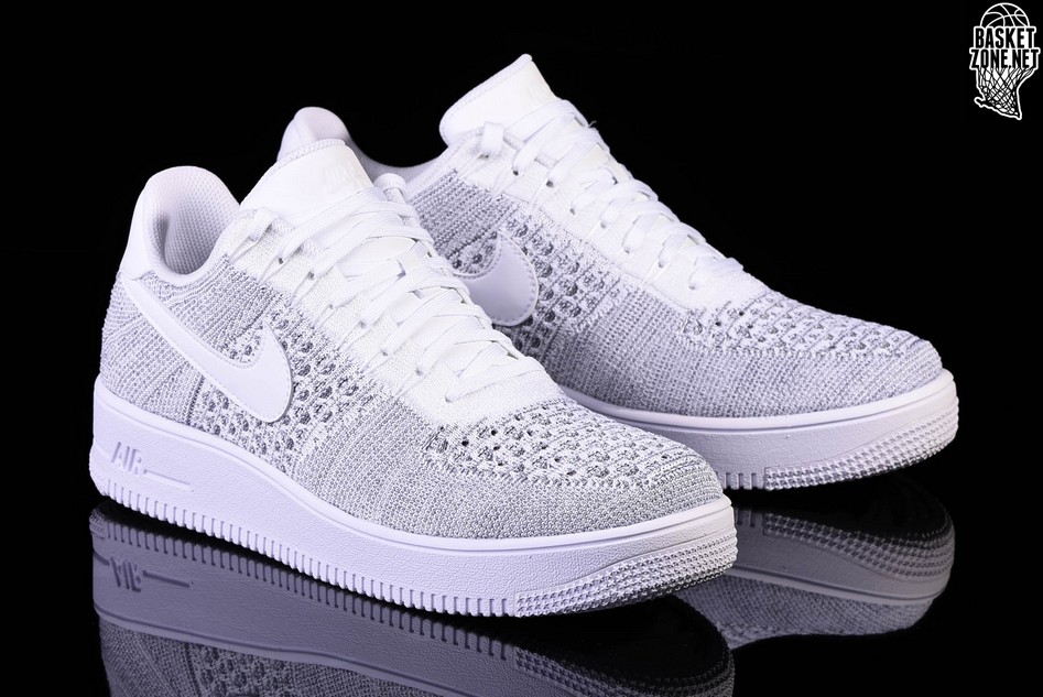 air force one flyknit grey