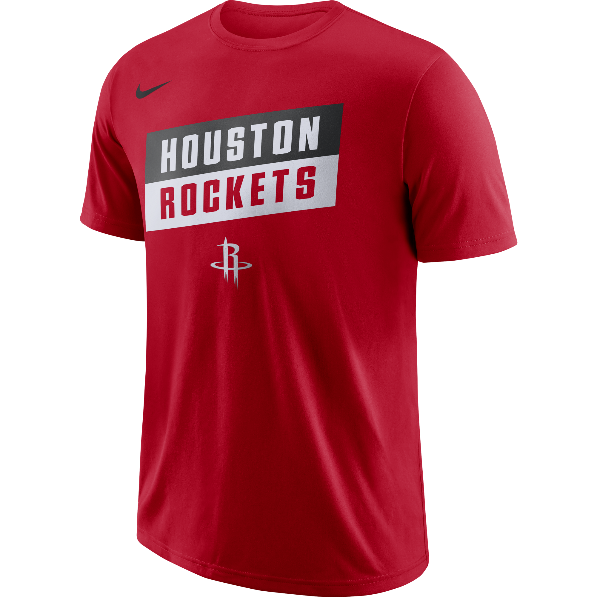 NIKE NBA HOUSTON ROCKETS DRY TEE UNIVERSITY RED