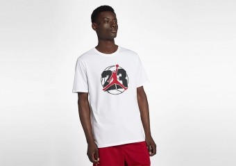 NIKE AIR JORDAN 13 JUMPMAN TEE WHITE