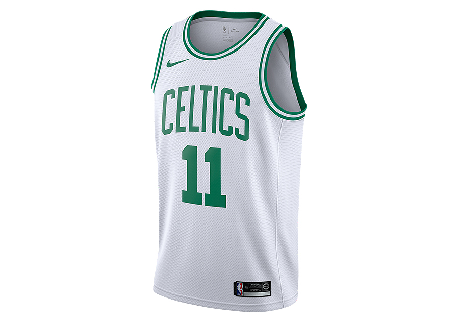 NIKE NBA BOSTON CELTICS KYRIE JERSEY WHITE €72,50 | Basketzone.net