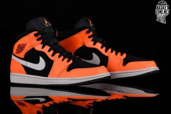 black and orange retro jordans