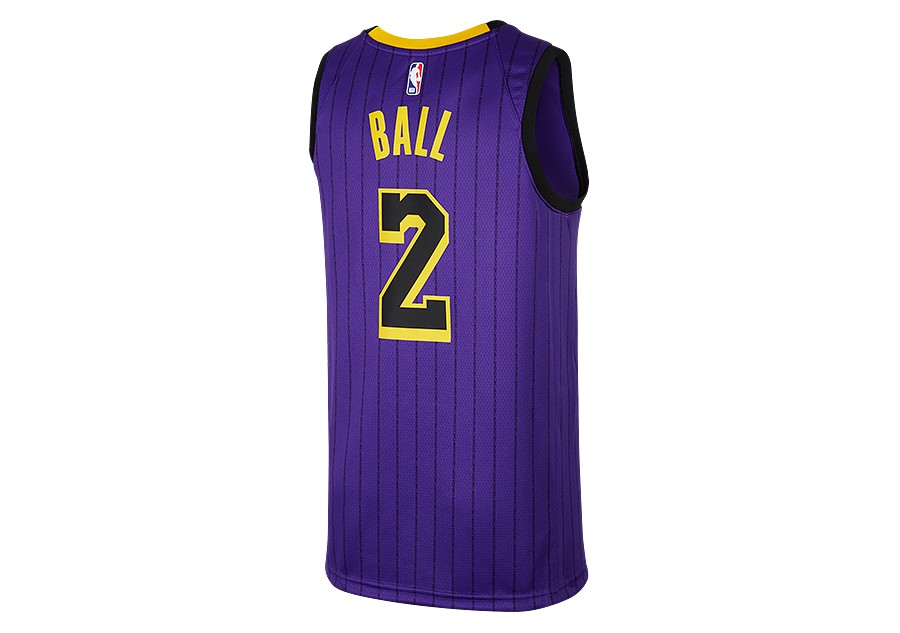 lonzo ball purple jersey