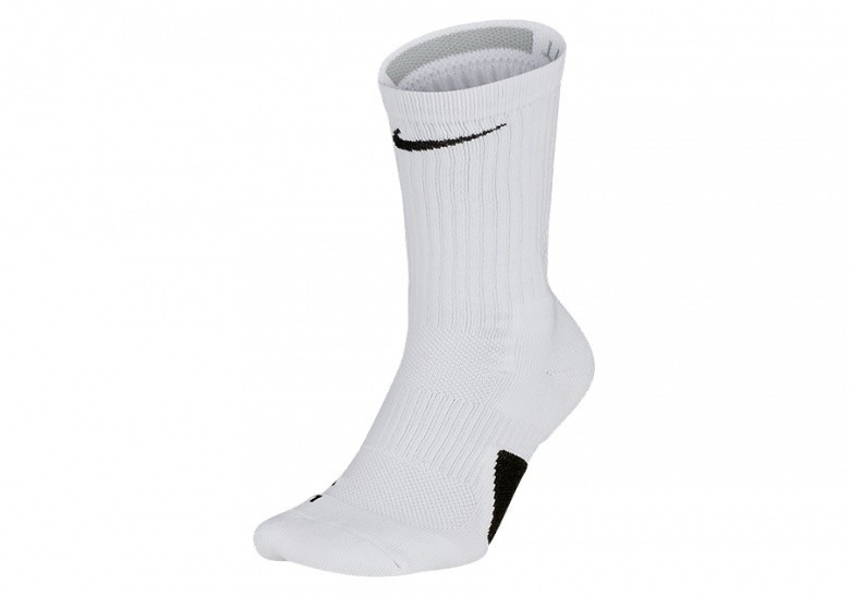 NIKE ELITE CREW SOCKS WHITE