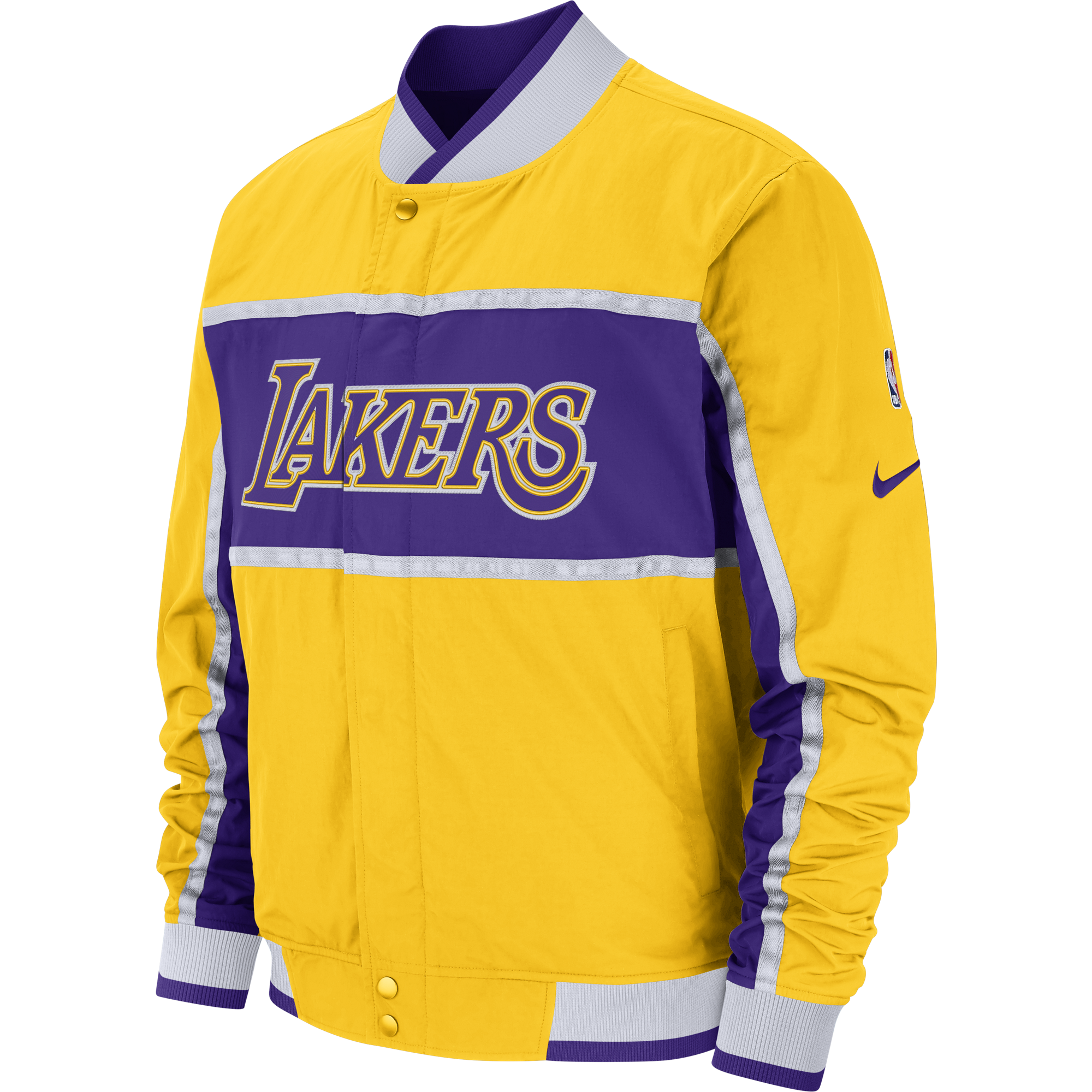 NIKE NBA LOS ANGELES LAKERS COURTSIDE ICON JACKET AMARILLO