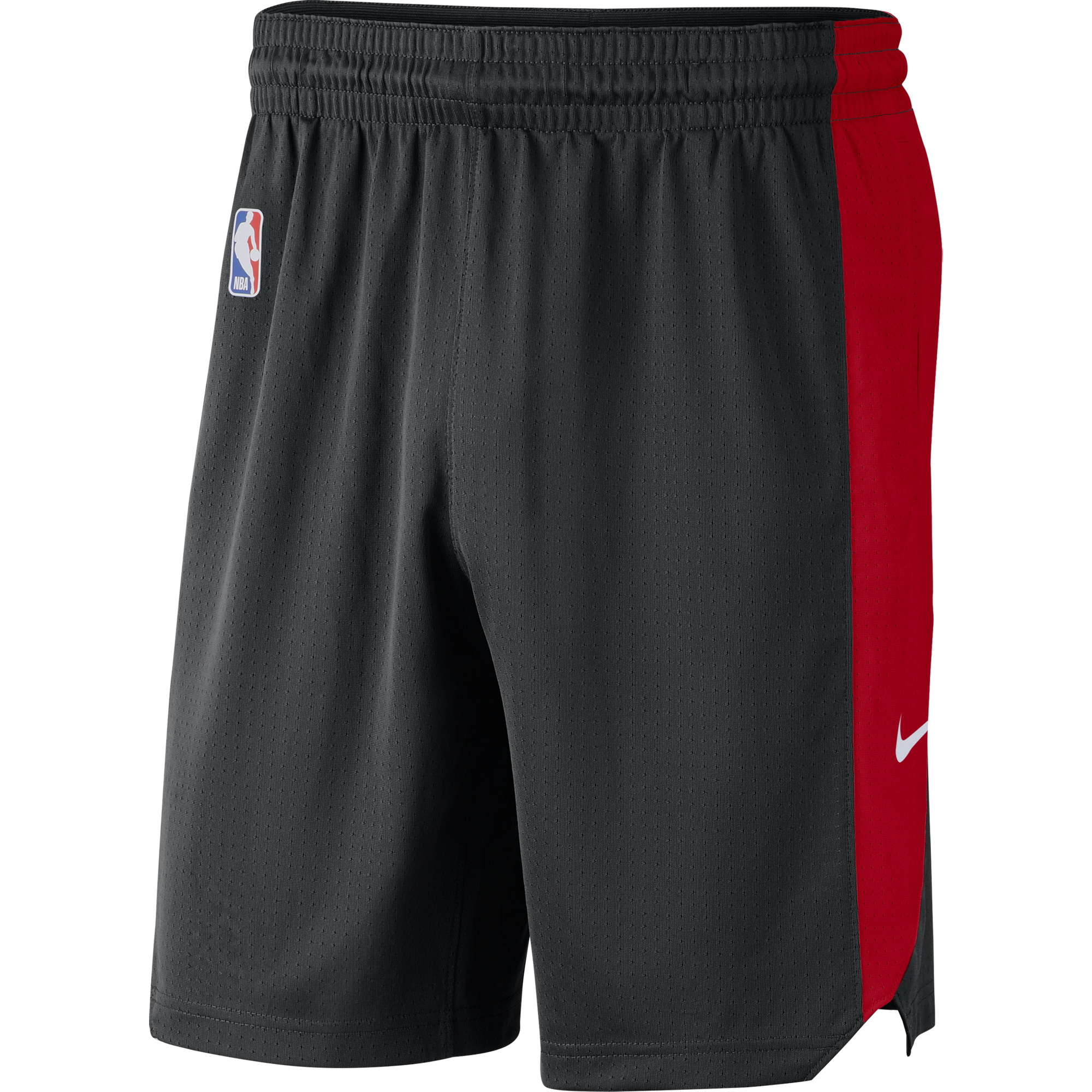 NIKE NBA CHICAGO BULLS PRACTICE SHORTS BLACK