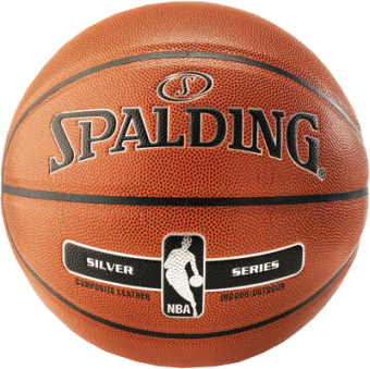 SPALDING NBA SILVER IN/OUT (SIZE 7) ORANGE