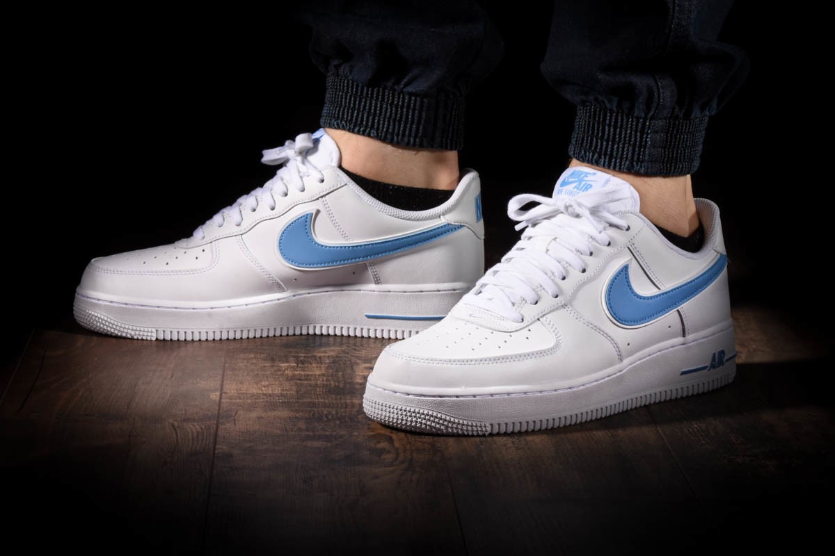 NIKE AIR FORCE 1 '07 3 UNIVERSITY BLUE