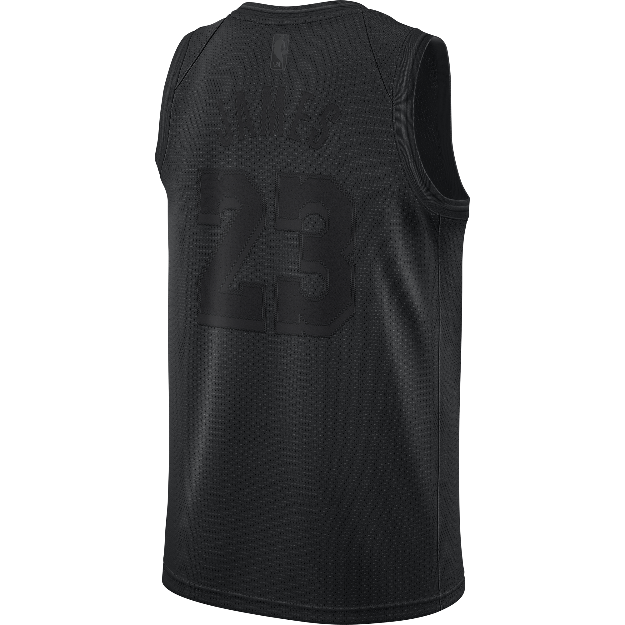 lebron james all black lakers jersey