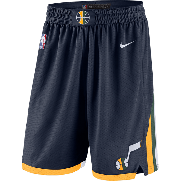 NIKE NBA UTAH JAZZ SWINGMAN ROAD SHORTS COLLEGE NAVY