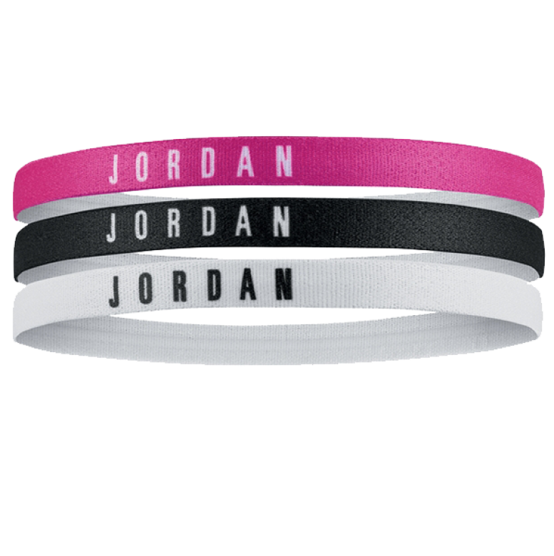 NIKE AIR JORDAN HEADBANDS 3PACK VIVID PINK