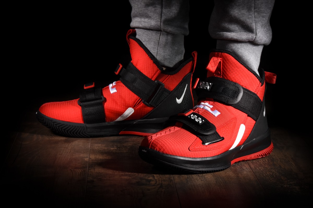 lebron soldier 13 university red
