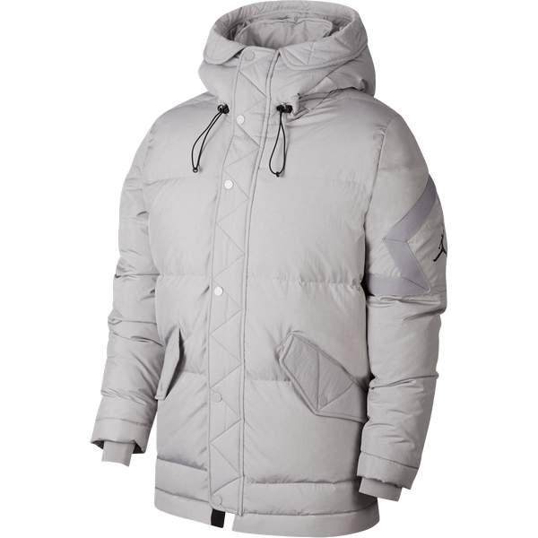 NIKE AIR JORDAN WINGS DOWN PARKA ATMOSPHERE GREY