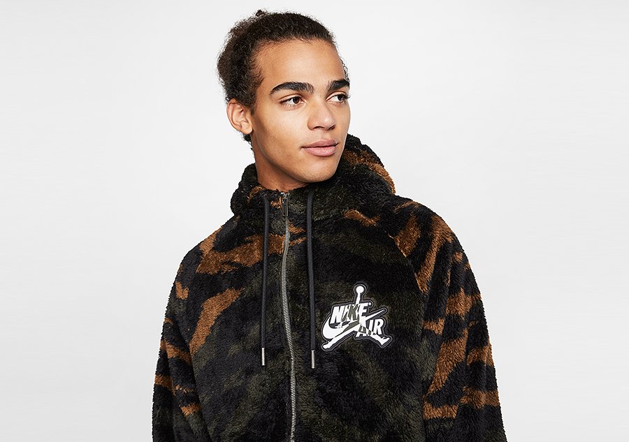 Jordan wings sherpa hoodie top