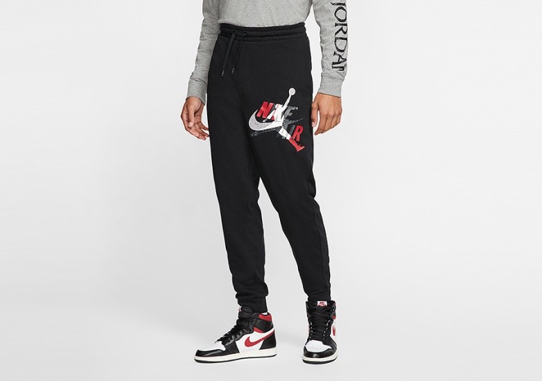 Nike Air Jordan Jumpman Classics Fleece Men's Pants Black ck2850-011 
