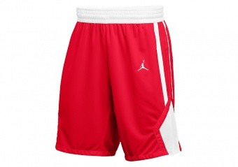 NIKE AIR JORDAN STOCK BASKETBALL SHORTS TEAM SCARLET