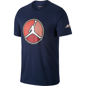 NIKE AIR JORDAN REMASTERED HBR CREW TEE MIDNIGHT NAVY