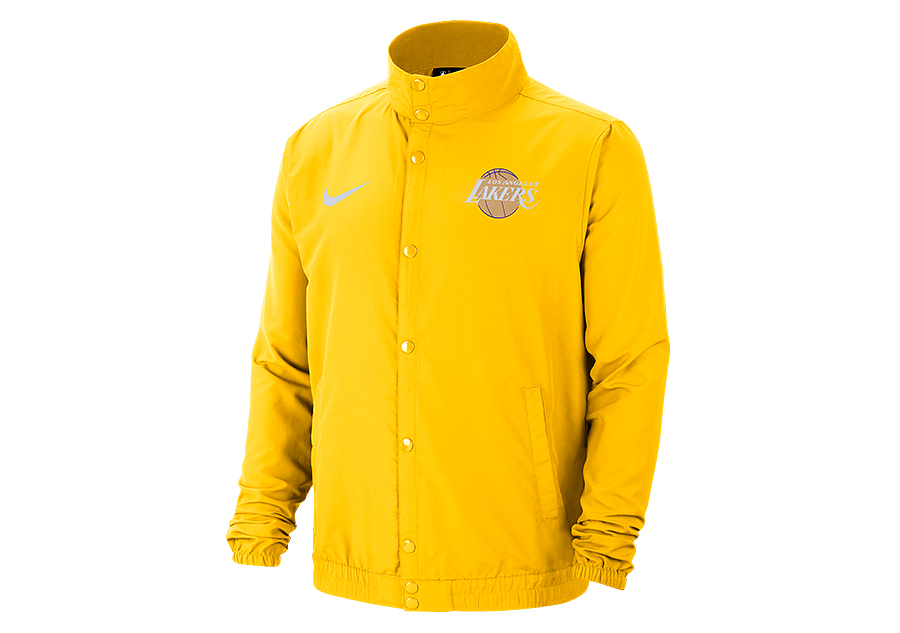 lakers warm up jacket nike