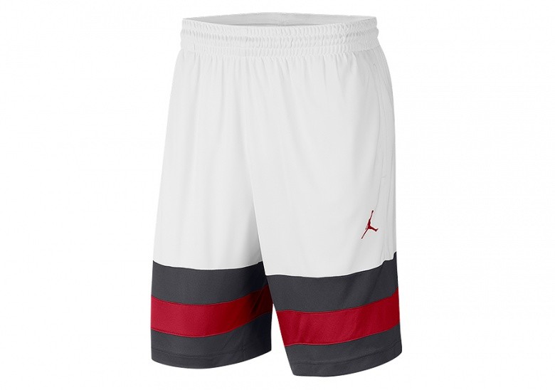 NIKE AIR JORDAN JUMPMAN SHORTS WHITE