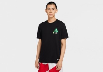 NIKE GIANNIS LOGO DRI-FIT TEE BLACK