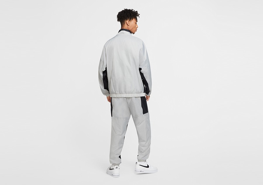 nike silver tracksuit