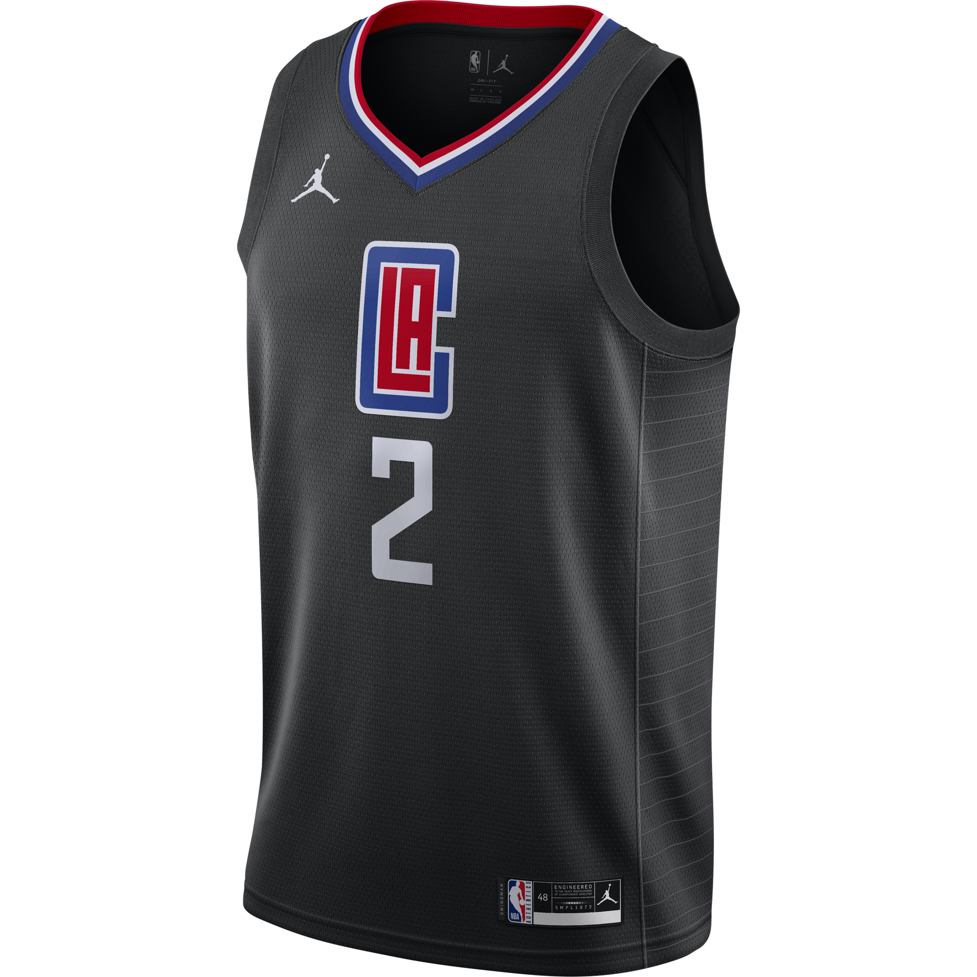 NIKE NBA LOS ANGELES CLIPPERS KAWHI LEONARD STATEMENT EDITION SWINGMAN JERSEY BLACK