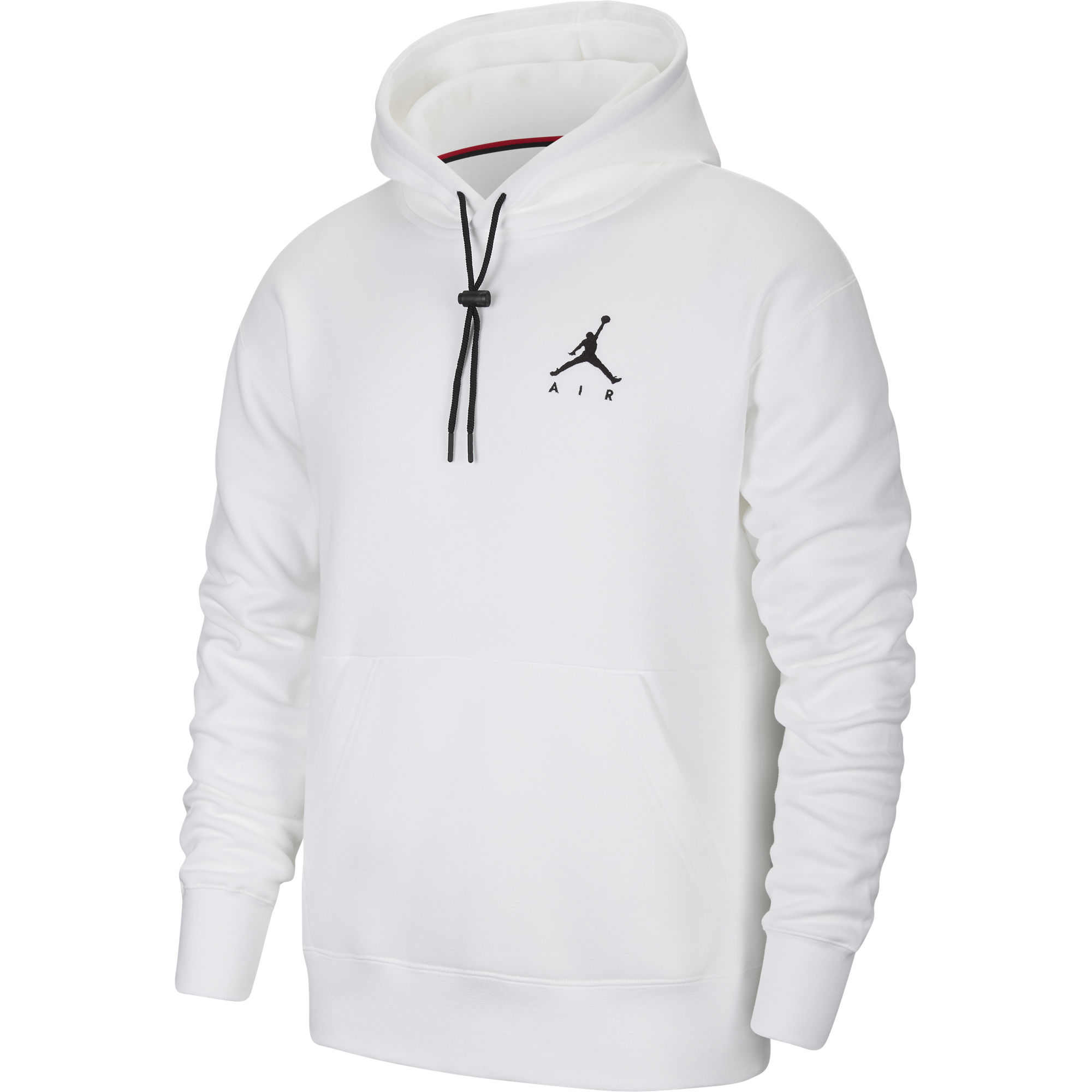 NIKE AIR JORDAN JUMPMAN AIR FLEECE PULLOVER HOODIE WHITE