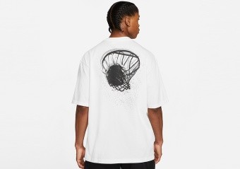 NIKE AIR JORDAN FLIGHT ESSENTIALS WASHED GRAPHIC CREW TEE WHITE