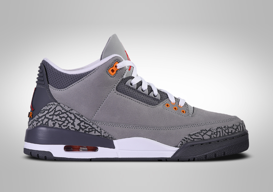 NIKE AIR JORDAN 3 RETRO COOL GREY por 299 00 Basketzone