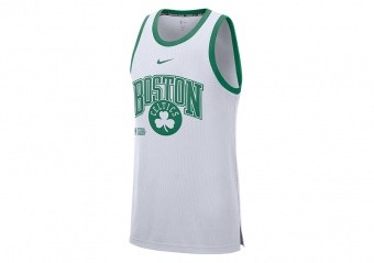 NIKE BOSTON CELTICS TANK DNA COURTSIDE 75 WHITE