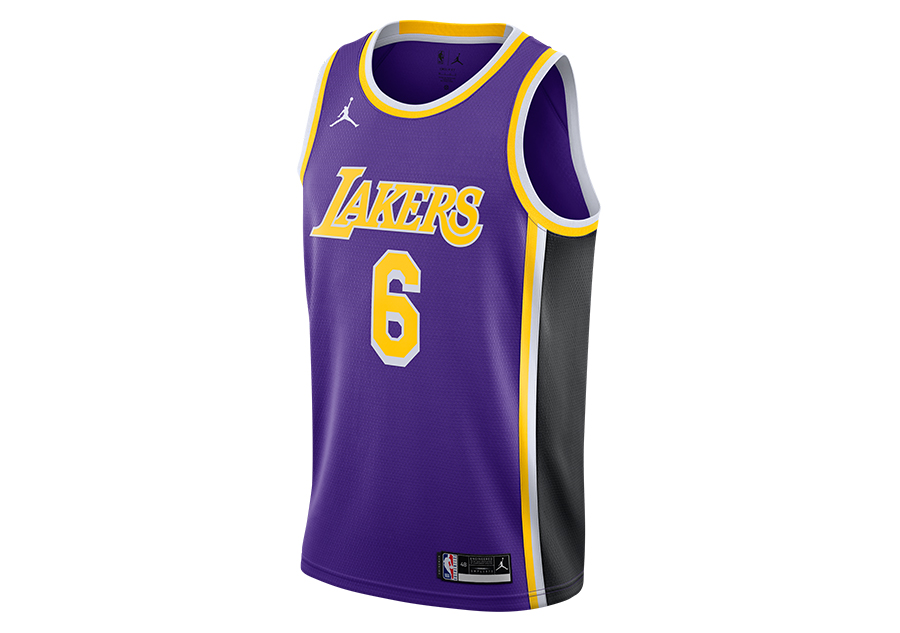 Camiseta violeta sin mangas Jordan LA Lakers NBA Swingman Nike
