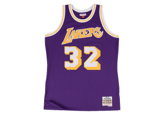 MITCHELL & NESS NBA SWINGMAN JERSEY LOS ANGELES LAKERS - MAGIC JOHNSON #32