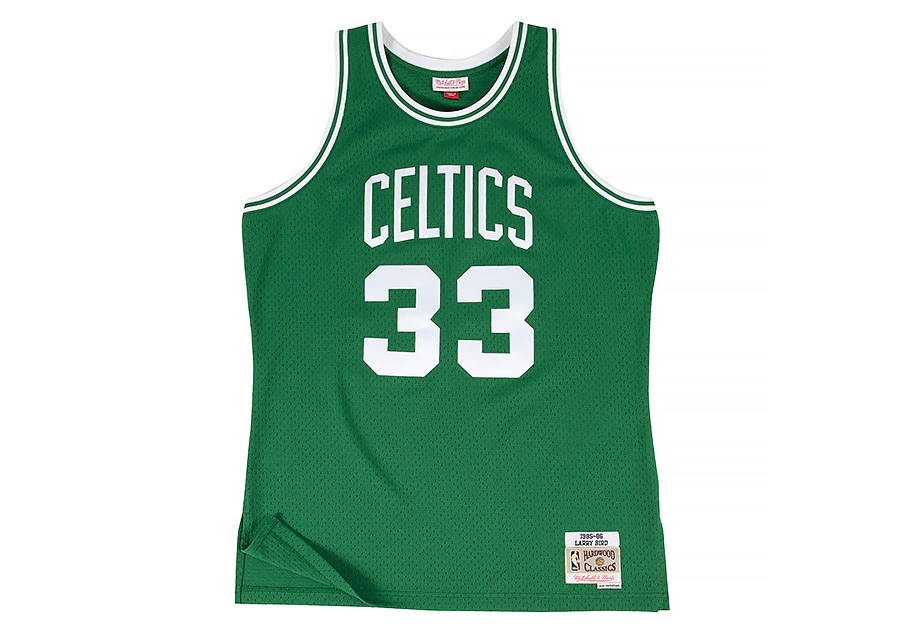 Larry Bird Boston Celtics #33 Basketball Green Jersey XXL NEW S 