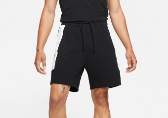  Nike Mens Jumpman Air Fleece Sweat Shorts Black/White  AQ3115-010 Size Small : Clothing, Shoes & Jewelry