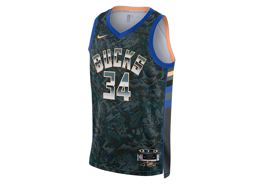 NIKE NBA GIANNIS ANTETOKOUNMPO SELECT SERIES MVP JERSEY HASTA