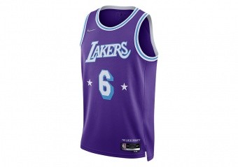 Camiseta Los Angeles Lakers Jordan Statement Edition Swingman - Púrpura -  Lebron James - Unisex