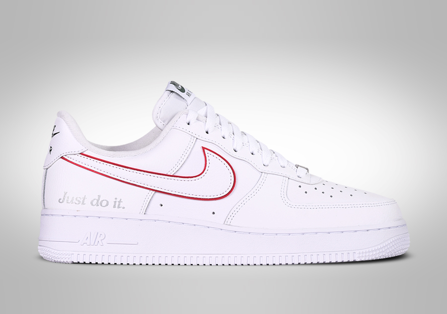Color rosa Grupo Provisional NIKE AIR FORCE 1 LOW JUST DO IT WHITE FIRE RED por €147,50 | Basketzone.net