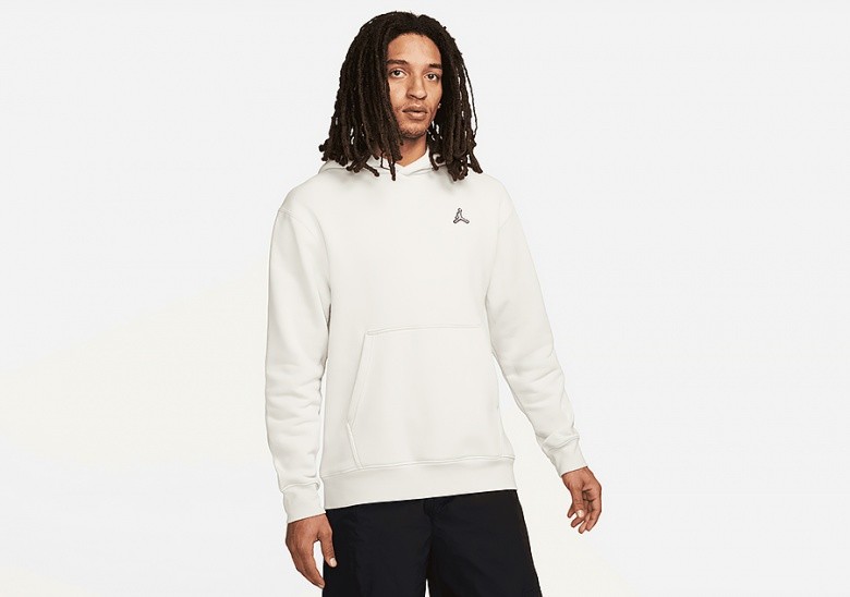 NIKE AIR JORDAN ESSENTIALS FLEECE HOODIE BEIGE