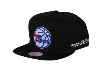 MITCHELL & NESS ENGLISH DROPBACK SNAPBACK NBA PHILADELPHIA 76ERS