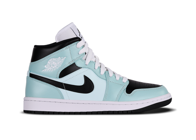 NIKE AIR JORDAN 1 RETRO MID AQUA BLUE TINT