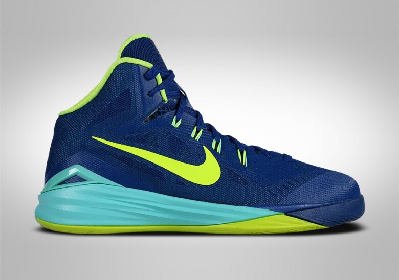 NIKE LUNAR HYPERDUNK 2014 GS SPRITE VOLT BLUE