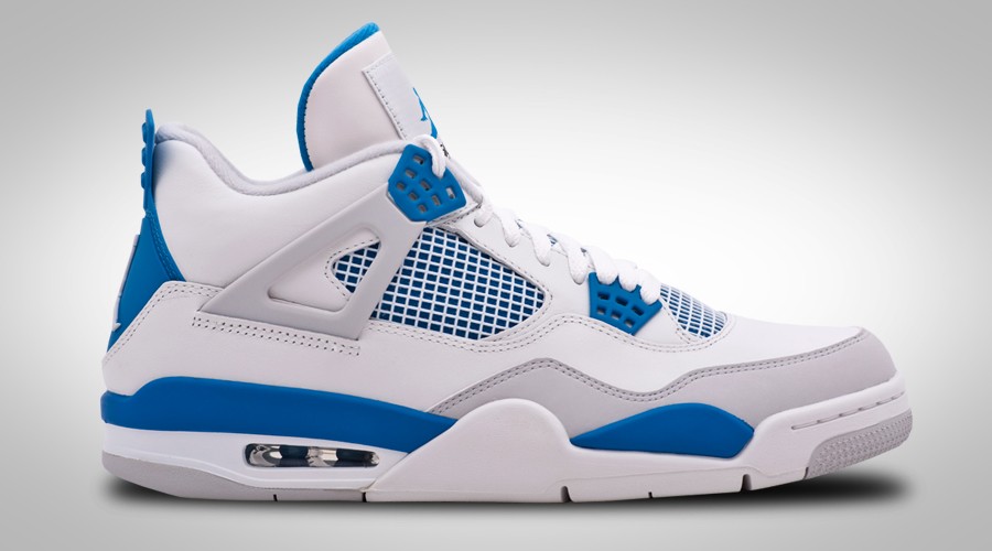 White blue jordan 4 clearance