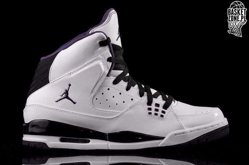 NIKE AIR JORDAN SC 1 WHITE BLACK GRAND PURPLE price 87.50 Basketzone