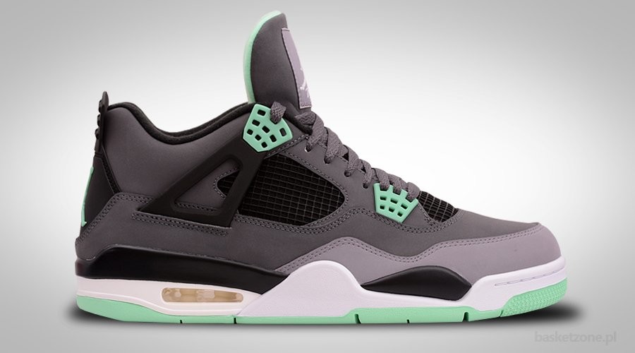 Jordan 4 gray and green shop