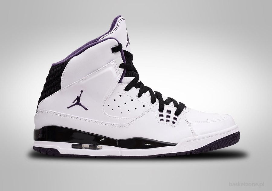 NIKE AIR JORDAN SC 1 WHITE BLACK GRAND PURPLE price 85.00 Basketzone