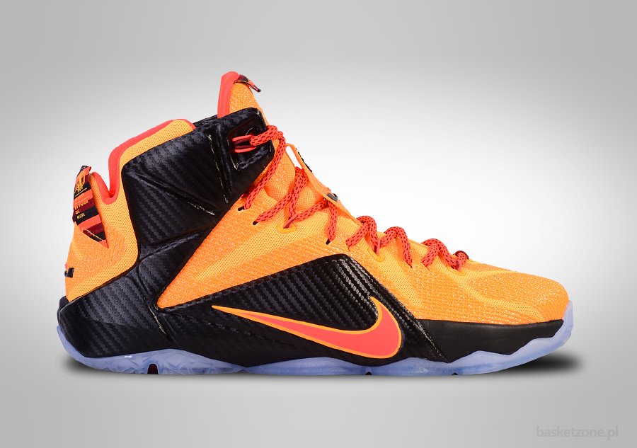 Nike lebron 12 marron hot sale